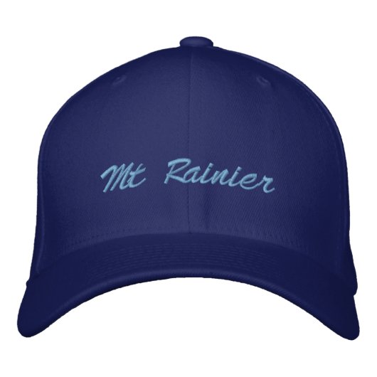 Mt Rainier Cap Bestickte Kappe (Vorderseite)