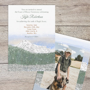 Mt. Rainier, Eagle Scout, Gerichts der Ehre Zeremo Einladung