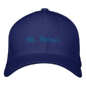Mt. Rainier Hat Bestickte Baseballkappe (Vorderseite)