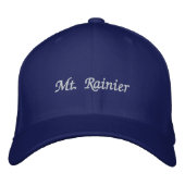 Mt. Rainier Hat Bestickte Kappe (Vorderseite)