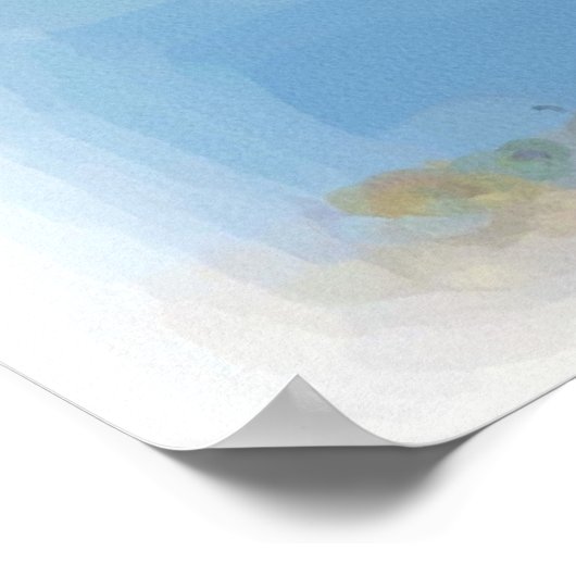 Mt. Rainier Mirror Poster (Ecke)