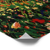 Mt Rainier mit Blume Poster (Ecke)