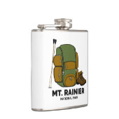 Mt. Rainier National Park Backpack Flachmann (Rechts)