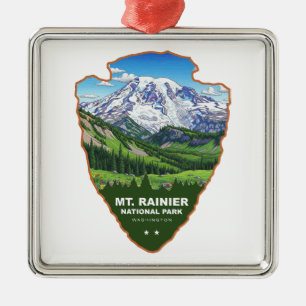 Mt. Rainier National Park Pfeilspitze Ornament Aus Metall