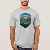 Mt. Rainier National Park Shield T-Shirt (Vorderseite)