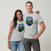 Mt. Rainier National Park Shield T-Shirt (Unisex)
