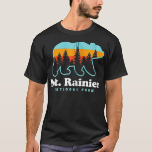 Mt Rainier Nationalpark Wanderungen Washington Bär T-Shirt