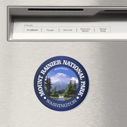 Mt Rainier NP Magnet (In Situ (Geschirrspüler))