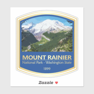Mt Rainier NP (PF1) Aufkleber