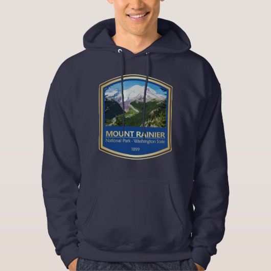 Mt Rainier NP (PF1) Hoodie (Vorderseite)