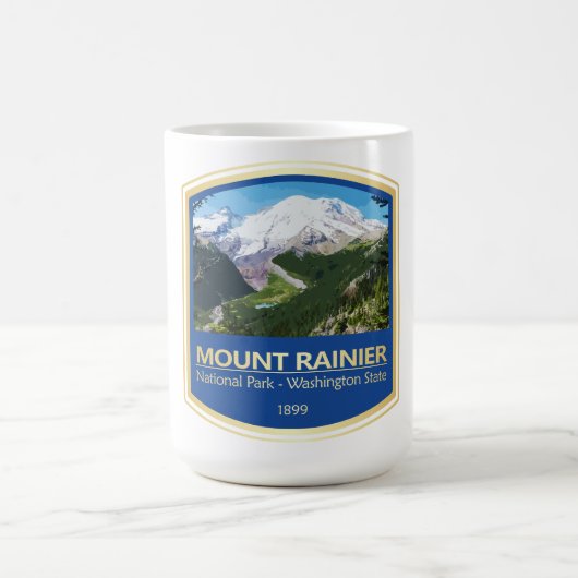 Mt Rainier NP (PF1) Kaffeetasse (Mittel)
