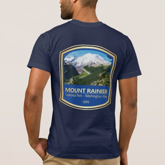 Mt Rainier NP (PF1) T-Shirt (Rückseite)