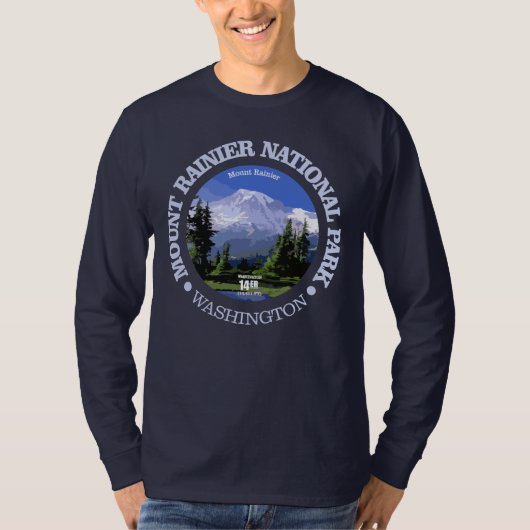 Mt Rainier NP T-Shirt (Vorderseite)