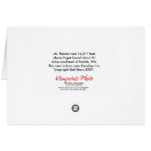 Mt Rainier Paridise Blank Card (Rückseite Horizontal)