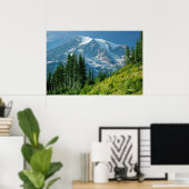Mt Rainier Poster (Heimbüro)