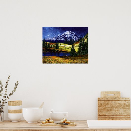 Mt Rainier Poster (Küche)