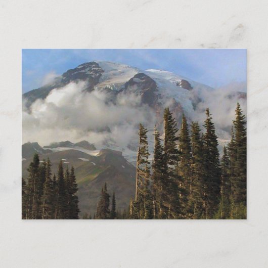 Mt Rainier Postkarte (Vorderseite)