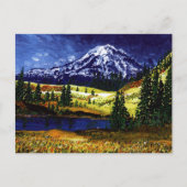Mt Rainier Postkarte (Vorderseite)