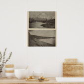 Mt Rainier Steilacoom Beach Poster (Küche)