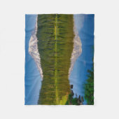 Mt. Rainier und Reflection Lake Fleecedecke (Vorderseite)