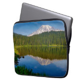 Mt. Rainier und Reflection Lake Laptopschutzhülle (Vorderseite Links)
