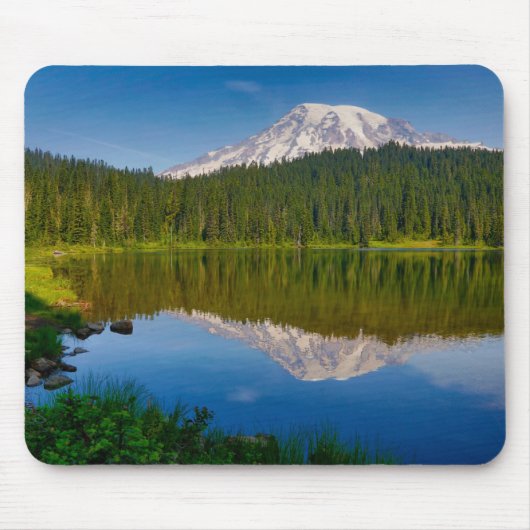 Mt. Rainier und Reflection Lake Mousepad (Vorne)