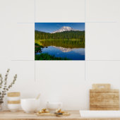 Mt. Rainier und Reflection Lake Poster (Küche)