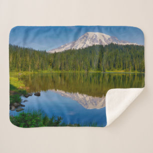 Mt. Rainier und Reflection Lake Sherpadecke