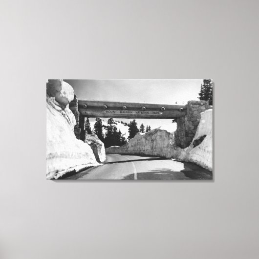 Mt. Rainier, WA Chinook Pass Naches Pass Leinwanddruck (Vorderseite)