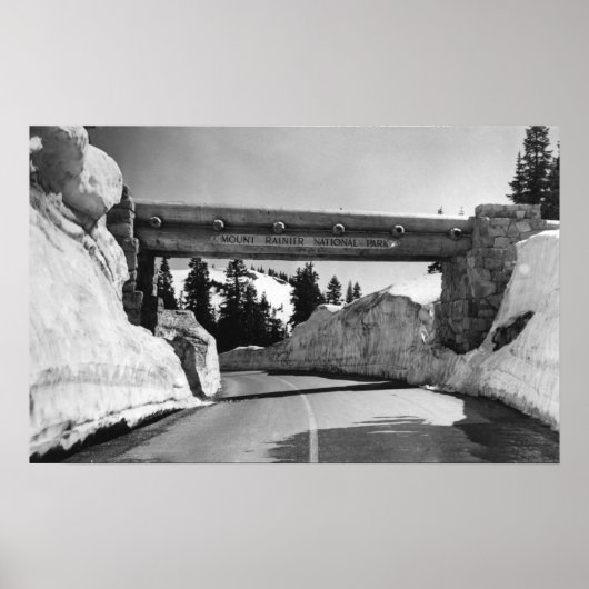 Mt. Rainier, WA Chinook Pass Naches Pass Poster (Vorne)