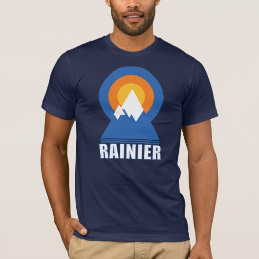 Mt Rainier Wanderung Sunset T - Shirt (Vorderseite)
