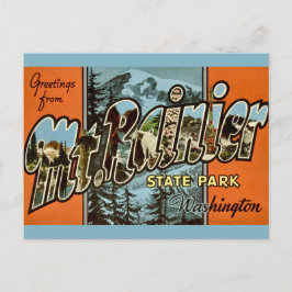 Mt Rainier Washington Postkarte