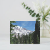 Mt Rainier Washington Staat von Julie L. Cleveland Postkarte (Stehend Vorderseite)
