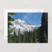 Mt Rainier Washington Staat von Julie L. Cleveland Postkarte (Vorne/Hinten)