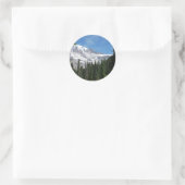 Mt Ranier Washington Staat von Julie L. Cleveland Runder Aufkleber (Tasche)