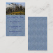 Mt regnerischer visitenkarte (Vorne/Hinten)