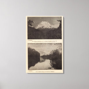 Mt regnerischeres Snoqualmie R Leinwanddruck