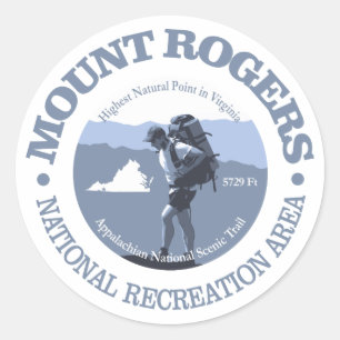 Mt Rogers NRA Runder Aufkleber
