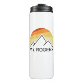 Mt. Rogers Virginia Retro Thermosbecher (Vorderseite)