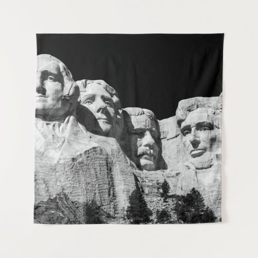 MT. RUSHMORE BEI TAGESLICHT WANDTEPPICH (Vorderseite)