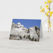 Mt Rushmore Karte (Gelbe Blume)