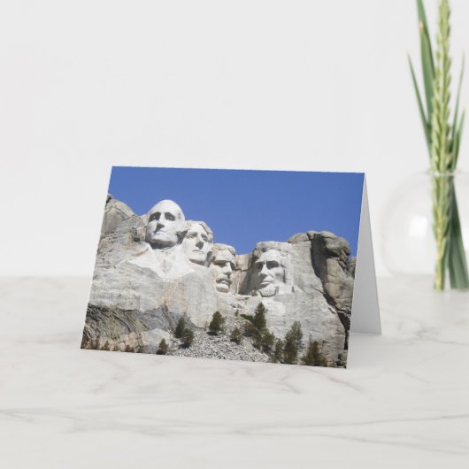 Mt Rushmore Karte (Vorderseite)