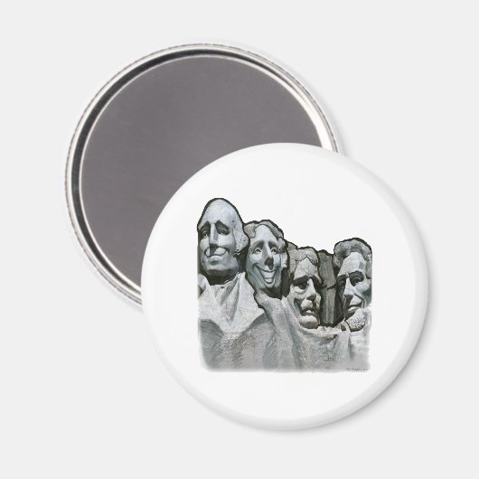 Mt Rushmore Magnet (Vorderseite/Rückseite)