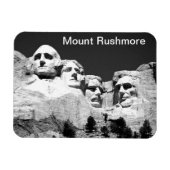 Mt Rushmore Magnet in BW (Horizontal)