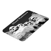 Mt Rushmore Magnet in BW (Linke Seite)