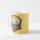 Mt Rushmore National Memorial Tasse (Vorderseite Links)
