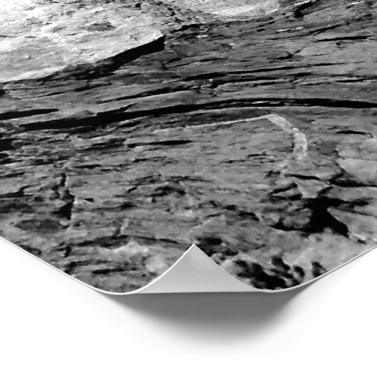 MT Rushmore Poster/BW Poster (Ecke)