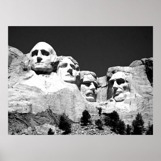MT Rushmore Poster/BW Poster (Vorne)