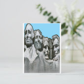 Mt Rushmore Postkarte (Stehend Vorderseite)