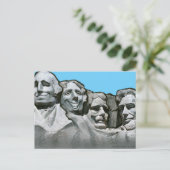 Mt Rushmore Postkarte (Stehend Vorderseite)